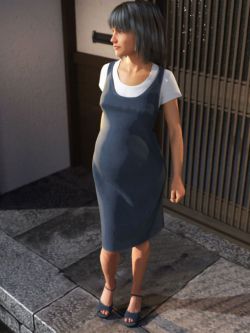 51765 孕妇装 dForce Maternity Dress for Genesis 8 Female(s)