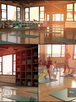 35245 场景 瑜伽工作室 i13 Yoga Studio Environment