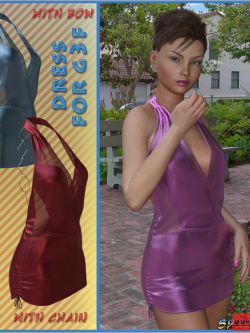 121054 服装 性感Lady Candy Dress for Genesis 3 Female