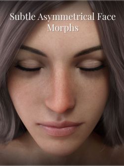 140501 变形 面部变形 Subtle Asymmetrical Face Morphs for Genesis 8 Female