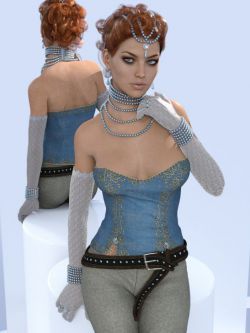 35469 服装 Duchess Pearls for Genesis 3 Female(s)