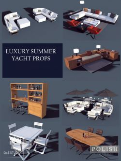 46159 夏季豪华游艇道具 Luxury Summer Yacht Props