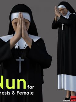 141273 服装 修女 dForce Nun for G8 females