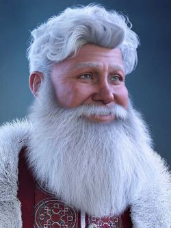 88248 胡须 Santa Claus Beard for Genesis 9