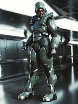 89047 服装 盔甲 Space Soldier Suit for Genesis 9