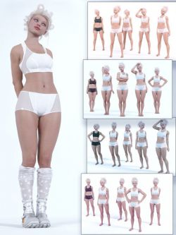85341 尚站立姿势 Confident Fashion Standing Poses for Genesis 8 and 8.1 ...
