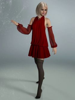 93202 服装  dForce Joy Outfit for Genesis 9