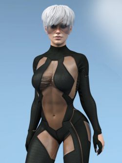 73041 服装 科幻  X-Fashion MK Bodysuit for Genesis 8 Females