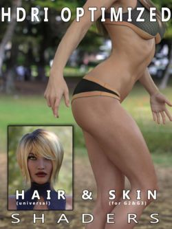 32651 着色器 皮肤和头发 HDRI Optimized Skin & Hair Shaders