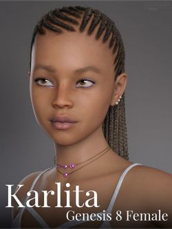 144401 人物 黑人 Karlita for Genesis 8 Female - Teen