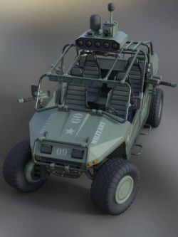 82358 道具 车辆配件 武器 MIL ATV Vehicle Weaponry and Props