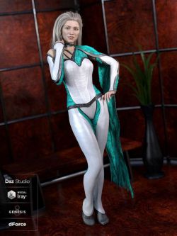 63273 服装 纹理 dForce Mosaic Outfit Addon for Genesis 8 Fe