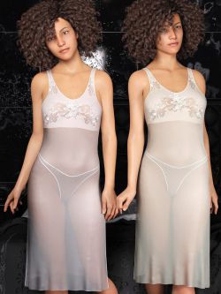 87688 服装 女性睡衣  Nightwear with dForce for Genesis 8 and 8.1 Females