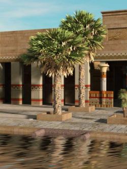 场景 Akhenaten's Palace 3D Model