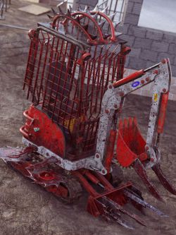 68113 道具 迷你挖掘机 纹理 Mini Digger Z