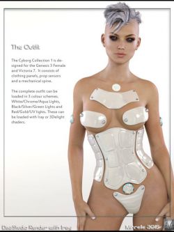 111309 服装  科幻 The Cyborg Collection for G3F and V7