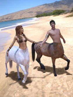 63389 互动姿态 Couple Poses for Genesis 8 Centaurs