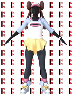 服装 Pokemon Rosa for Genesis 8 Female