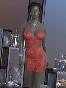 152837 服装 纹理  VERSUS - dForce Occasion Dress for Genesis 8 Females