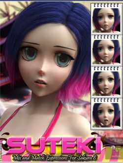 48969 卡通表情 Suteki Mix and Match Expressions for Sakura 8 And Genesis ...