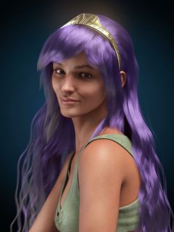 74251 头发 dForce Athena Hair for Genesis 8 and 8.1 Females