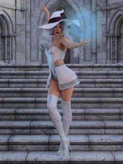 56553 姿态 模特 White Witch Poses for Genesis 8 Female