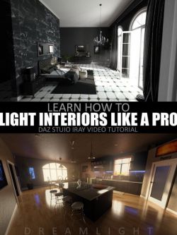 58901 教程 灯光 How To Light Interiors Like a PRO - Video Tutorial