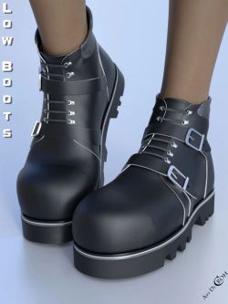 60619 鞋子 Low Boots for Genesis 8 Female(s)