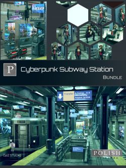 36667 地铁站捆绑包 Cyberpunk Subway Station Bundle
