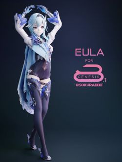 人物和服装 Eula For Genesis 8 and 8.1 Female