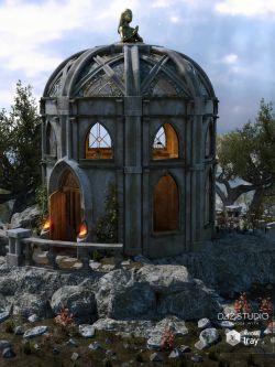 63099 场景 道具 模块化精灵守护区 Muelsfell Modular Elven Sanctuary