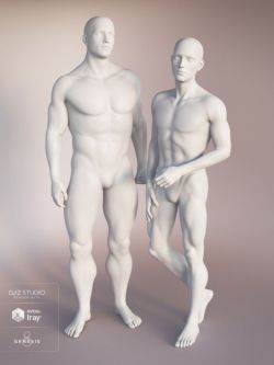 42083 核心变形 创世记8男性身体变形 Genesis 8 Male Body Morphs