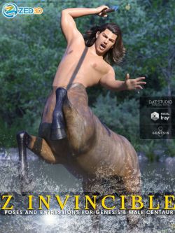 62889 姿态和表情 人马 Z Invincible Poses and Expressions for Genesis 8...