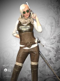 23222 服装 Victorian Huntress Steampunk Bundle