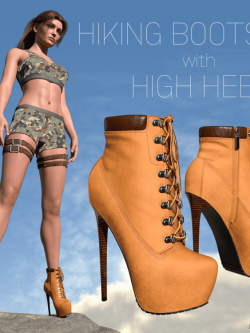 153383 高跟鞋 Hiking Boots with High Heels for G8F and G8.1F