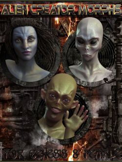 48549 人物变形 外星人 EJ Alien Creator Morphs for Genesis 8 Female