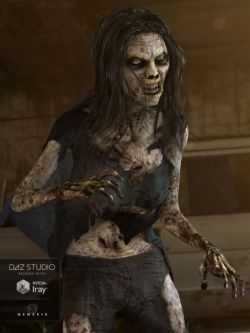 34859 人物 僵尸 Lucille Zombie for Genesis 3 Female(s)