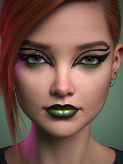 93347 彩妆 Makeup System - Dramatic Makeup for Genesis 9