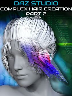 47291 复杂的头发创作第2部分：索具Complex Hair Creation Part 2: R...