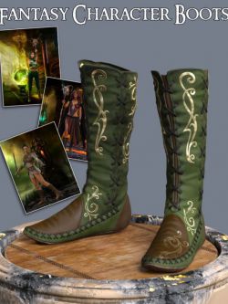 51859 鞋子 S3D FC Boots for Genesis 3 and 8 Female