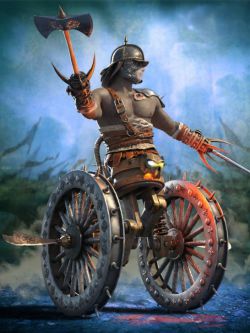 61893 道具 Medieval Cyborg Chariot for Genesis 8 Male