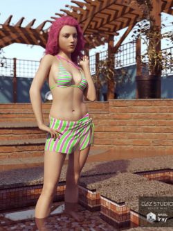 55375 服装纹理 Summer Fun Textures for RealFit Ring Bikini and Wrap