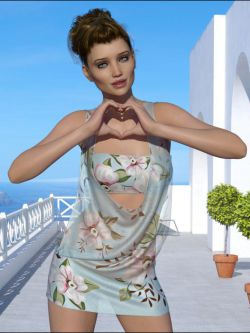 138438 服装 性感连衣裙  dForce - Yolanda Dress for G8F by Lully ()