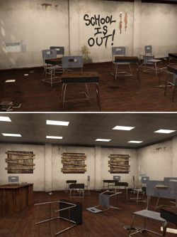 68501 场景 遗弃的教室 Abandoned Classroom