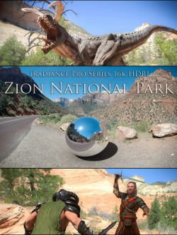 57041 灯光 iRadiance Pro Series 16k HDRIs - Zion National Park