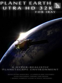 34213 场景 太空中的地球 Planet Earth UTRA HD 32K for Iray
