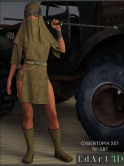 145711 服装 奇怪的战衣 Cybertopia X01 for G8F - dForce