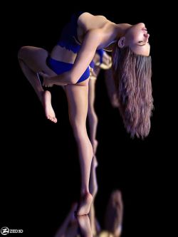 85496 姿态 Z Gymnast Beauty Shape and Pose Mega Set for Genesis 8 and 8.1 F...