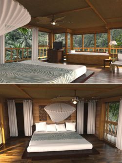 51715 场景 巴厘岛度假客房 Bali Resort Room