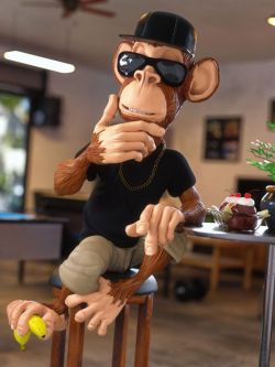 84185 卡通猴子 Alfred the Toon Monkey